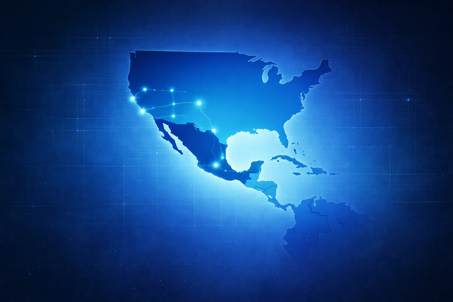 Mapa de alcance: Estados Unidos, M&eacute;xico, Centroam&eacute;rica y el Caribe.
