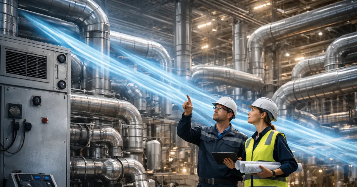 C&oacute;mo calcular la carga t&eacute;rmica para HVAC industrial: metodolog&iacute;a ASHRAE