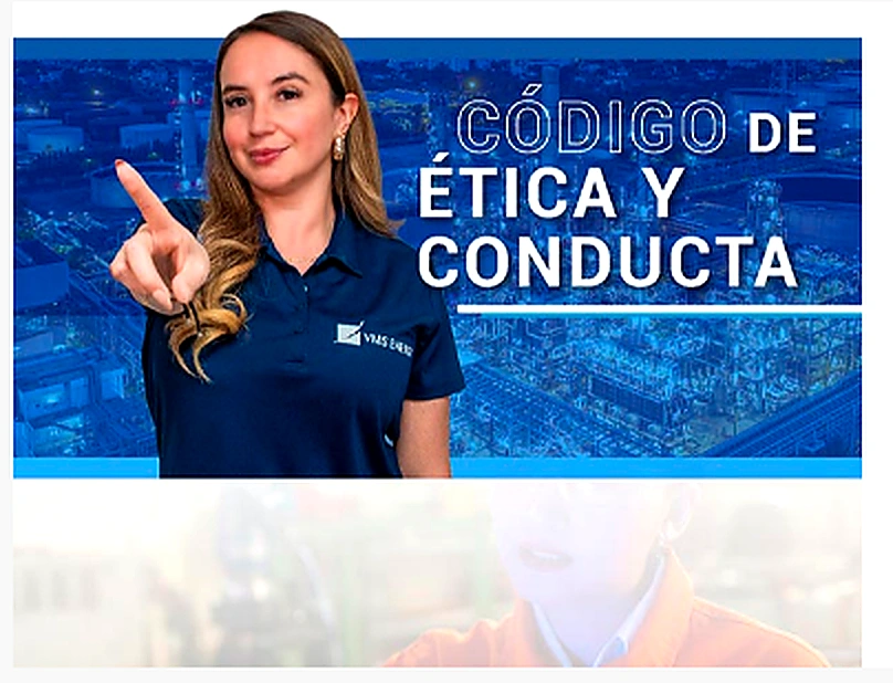Portada del C&oacute;digo de &Eacute;tica y Conducta de VMS Energy