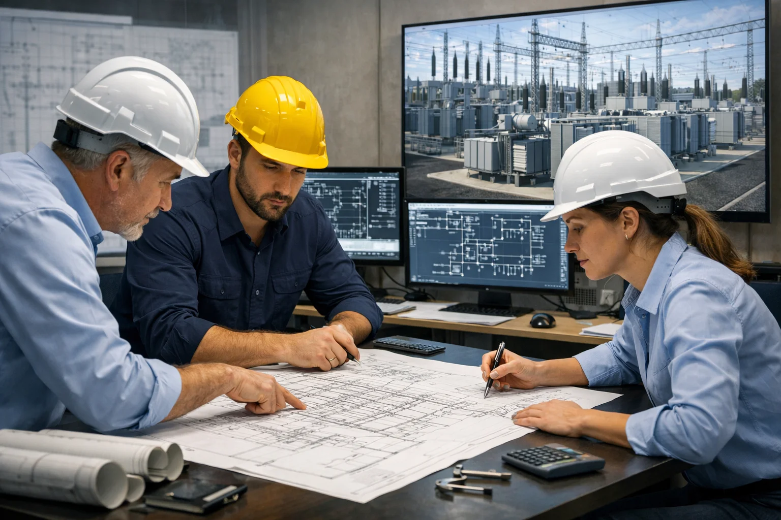 Infraestructura energ&eacute;tica en campo