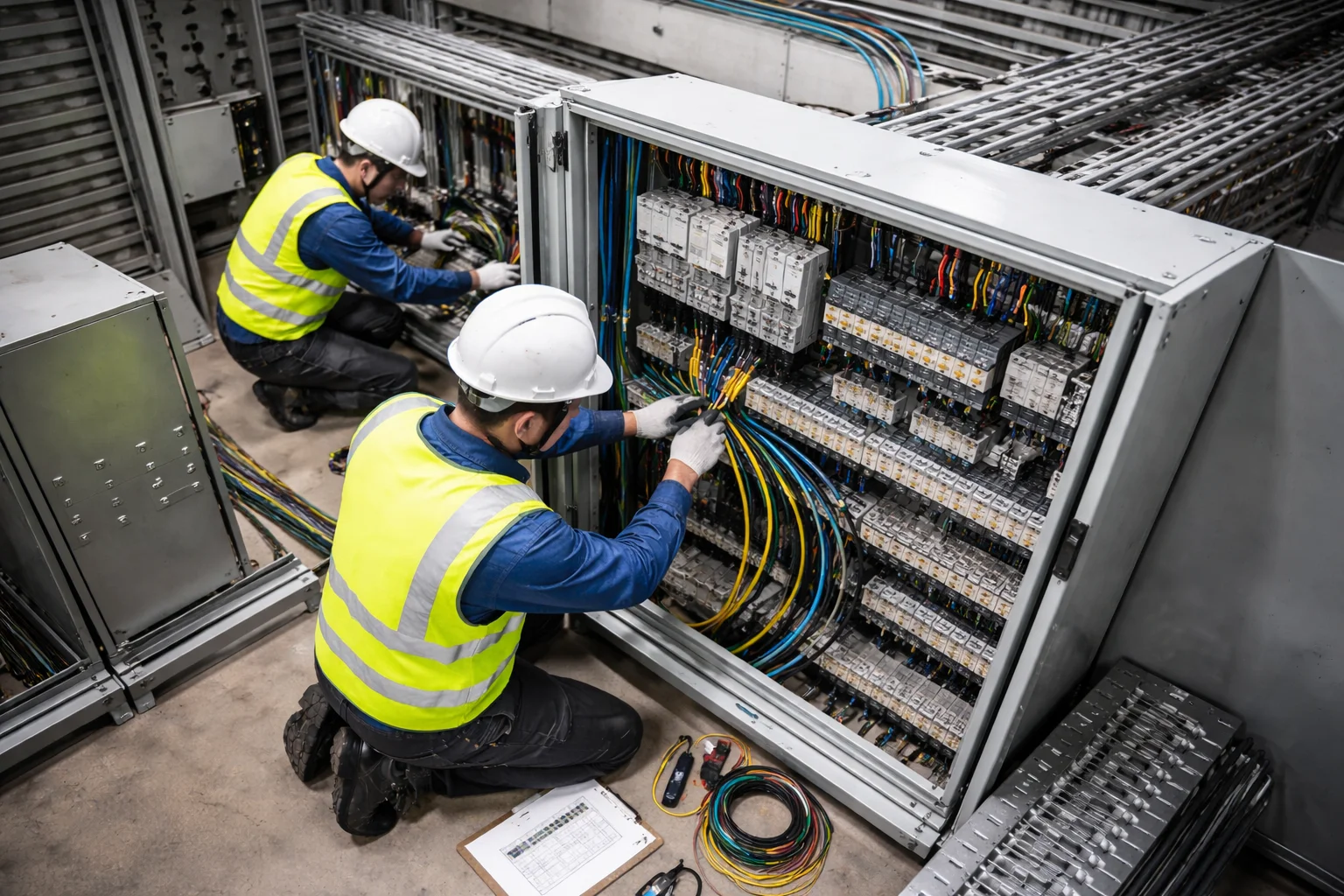 Montaje electromecánico en planta industrial