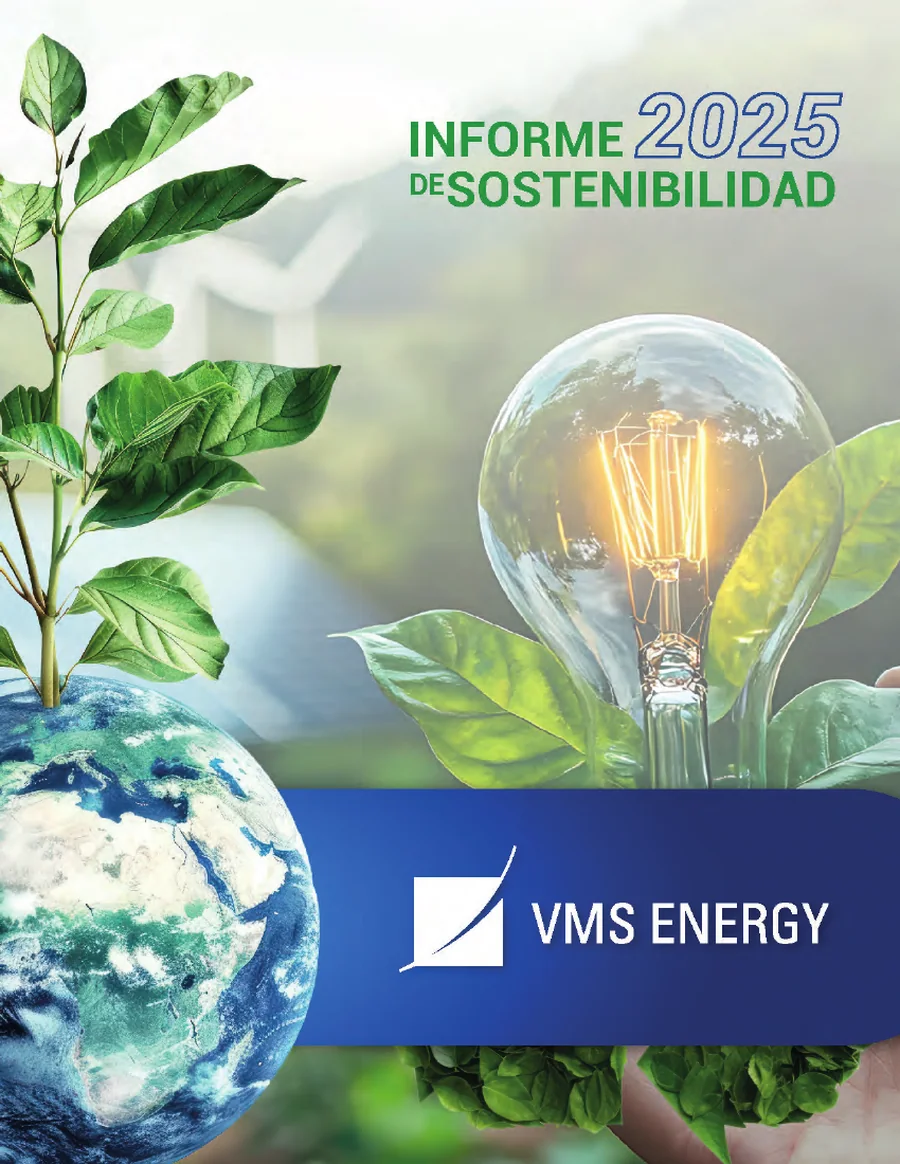 Portada Informe de Sostenibilidad 2025 VMS Energy