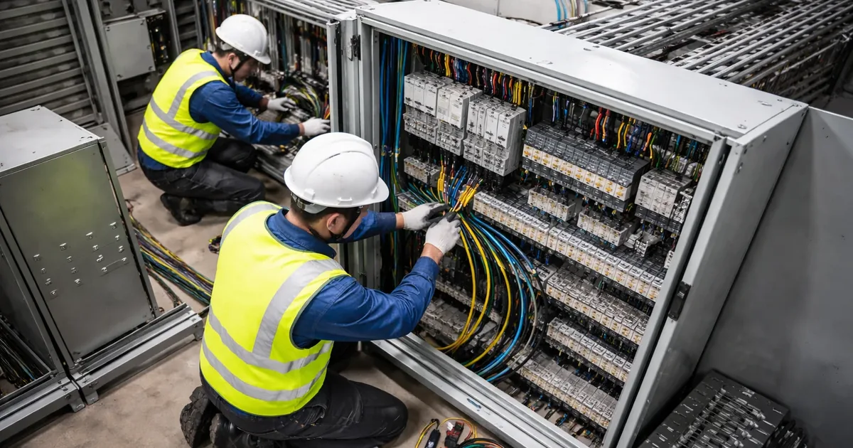 Centros de control de motores fabricados por VMS Energy para la CTG Chankanaab, isla de Cozumel
