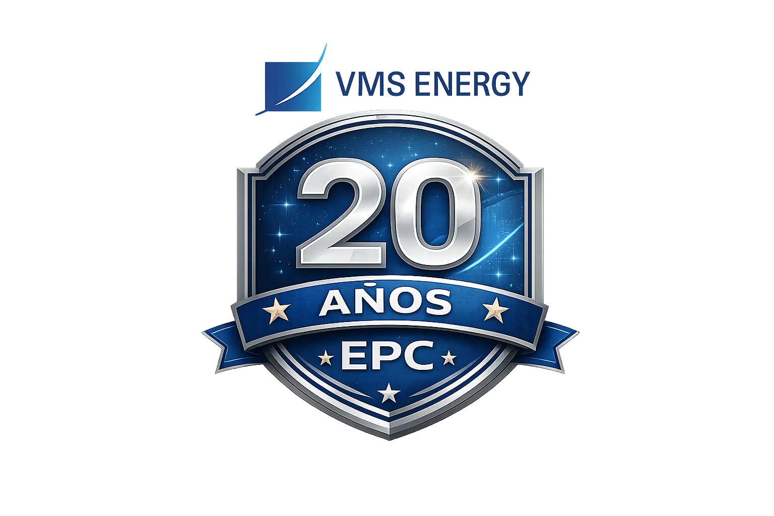 Badge más de 17 años VMS Energy EPC