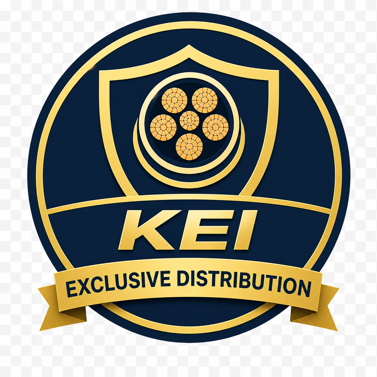 Badge distribución exclusiva KEI Wires México